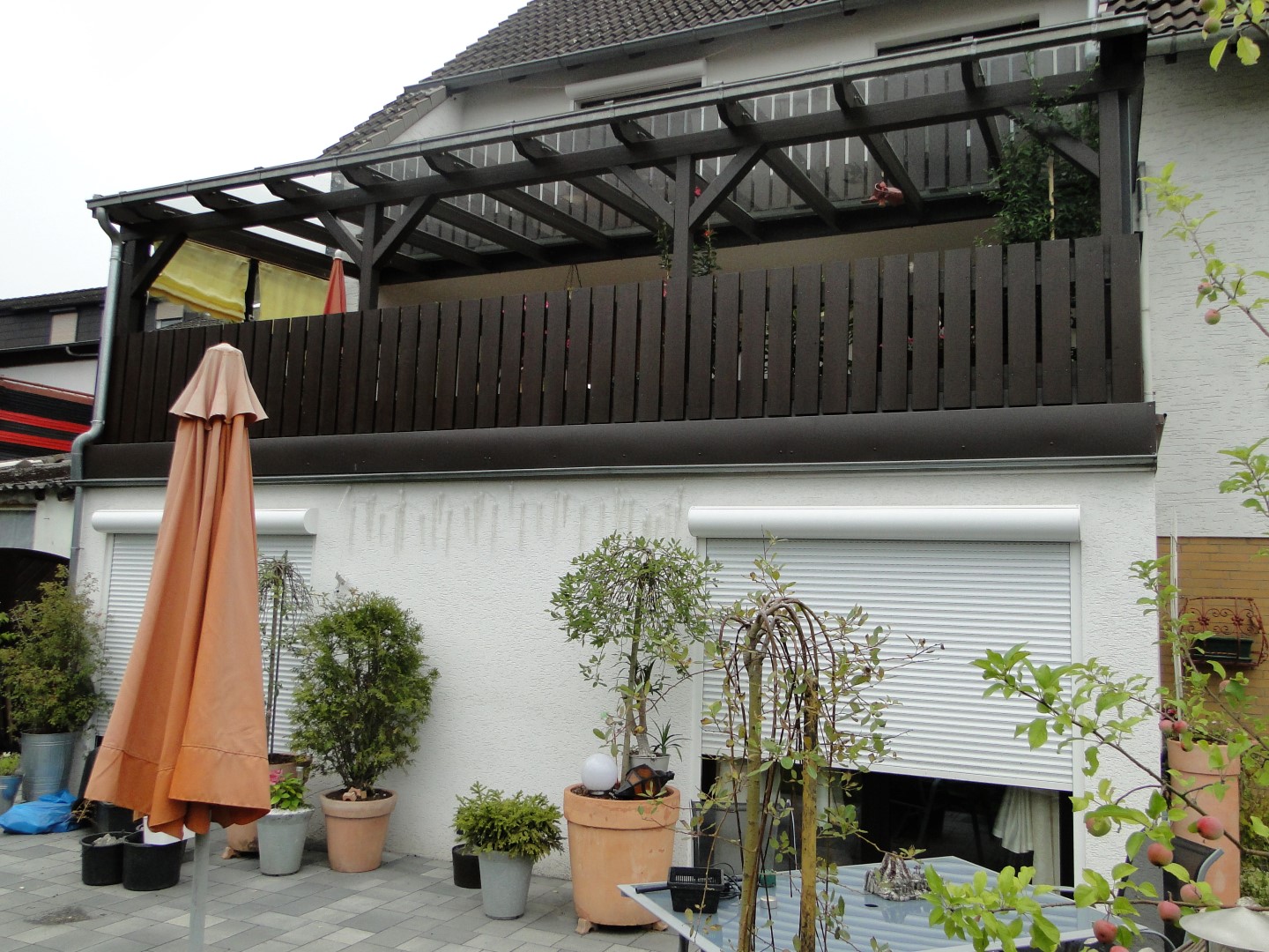 Wohnraumerweiterung mit aufgesetztem Terrassendach